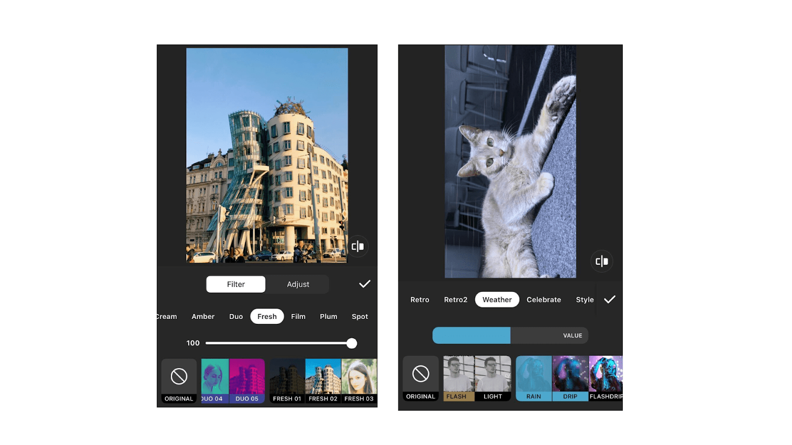 inshot photo editor filters